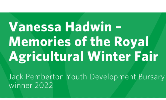 Memories of the Royal Agricultural Winter Fair by Vanessa Hadwin